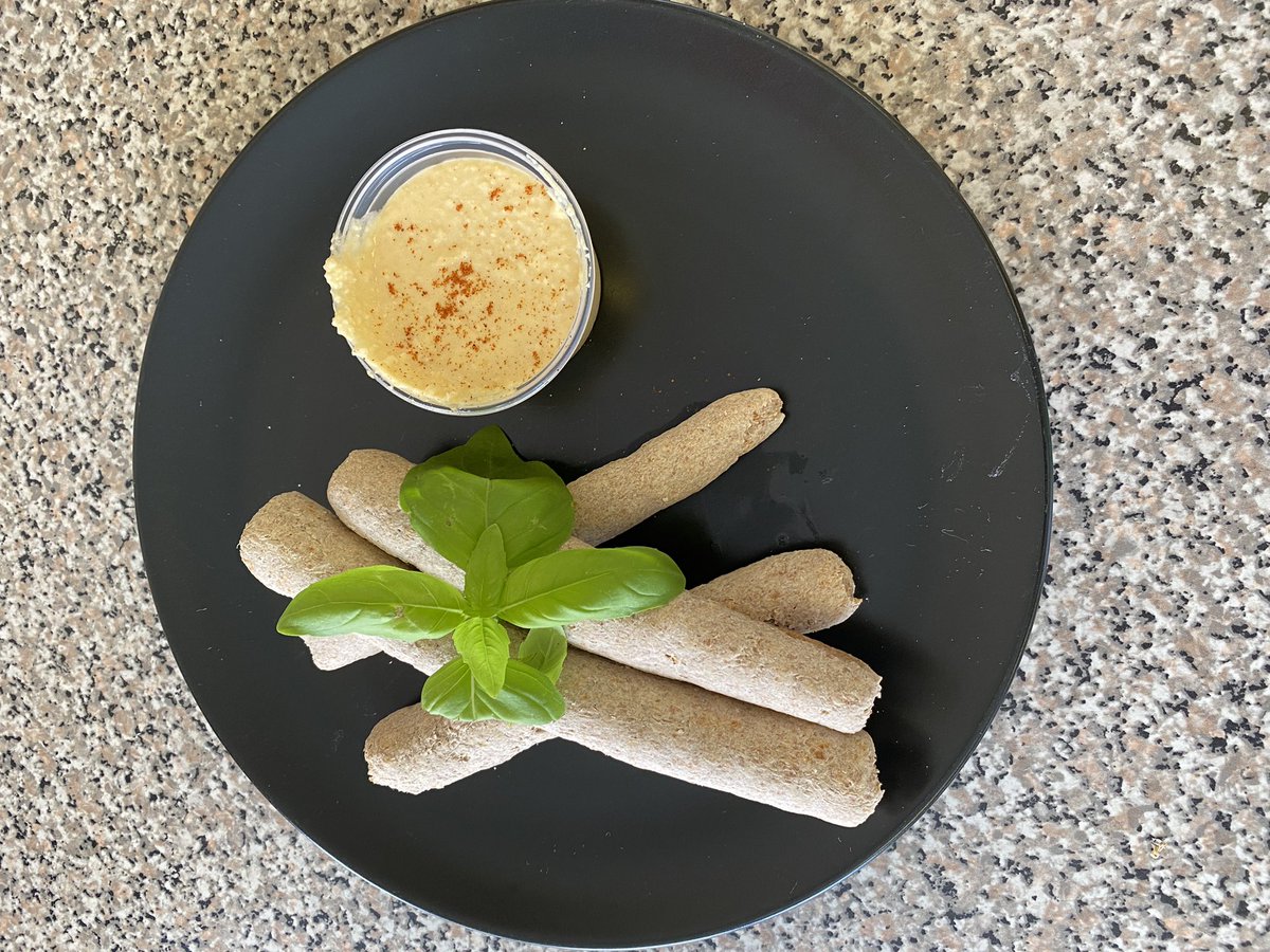 Great lesson with year 11, high level skills: breadsticks and hummus