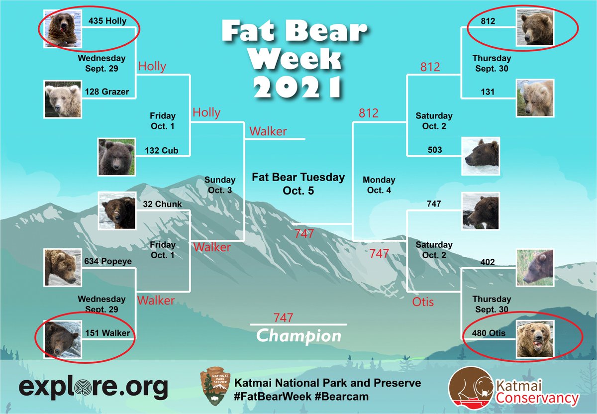 nicoledmt's tweet photo. Not feeling as confident this year! #FatBearWeek https://t.co/NraKWRK1BS