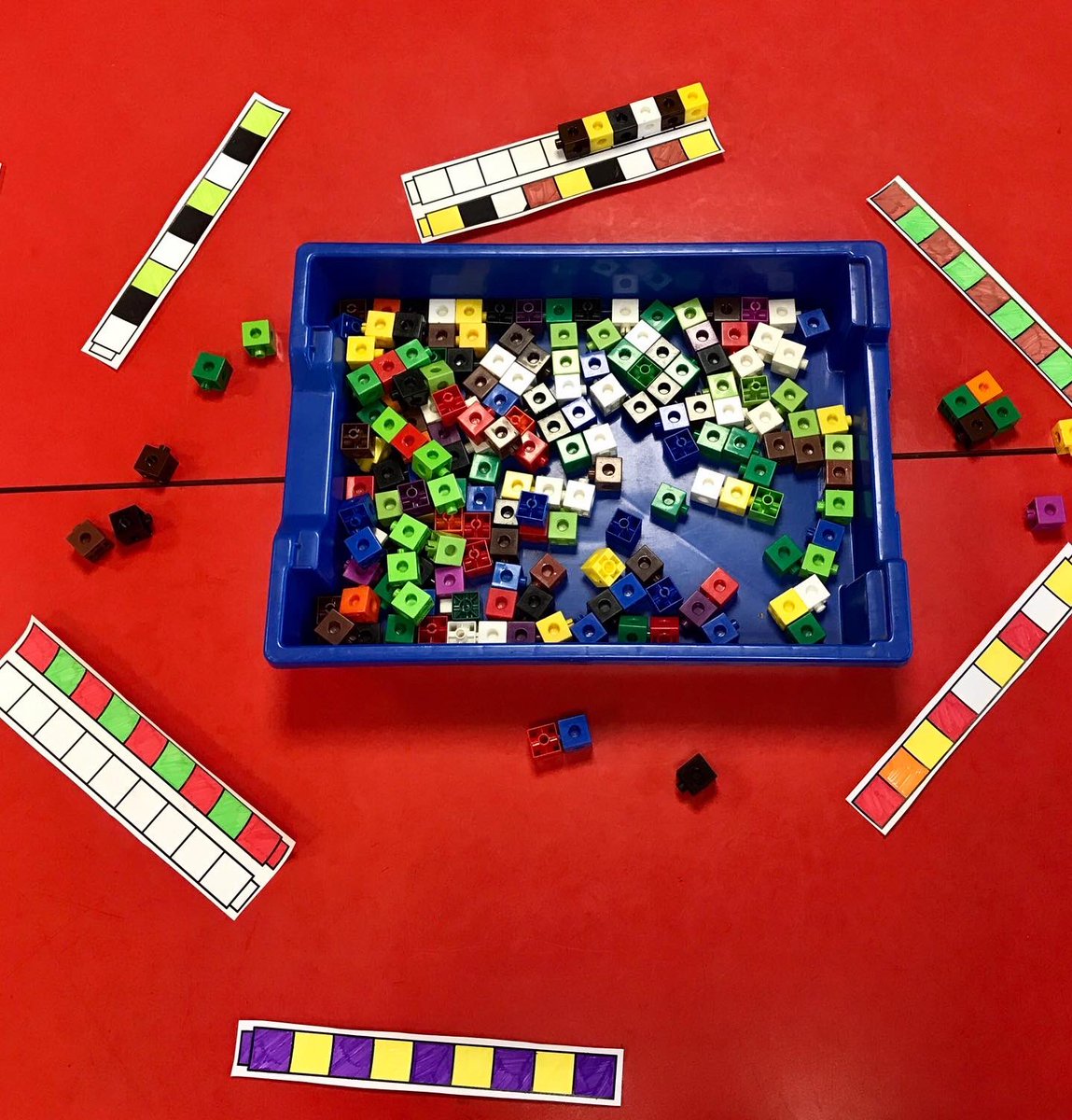 MissAMcCullough's tweet photo. P2 loves taking part in #MathsWeekScot @mathsweekscot today 💜 Our focus was patterns and everyone loved using lots of resources to help out learning https://t.co/0sGbSKeIJH