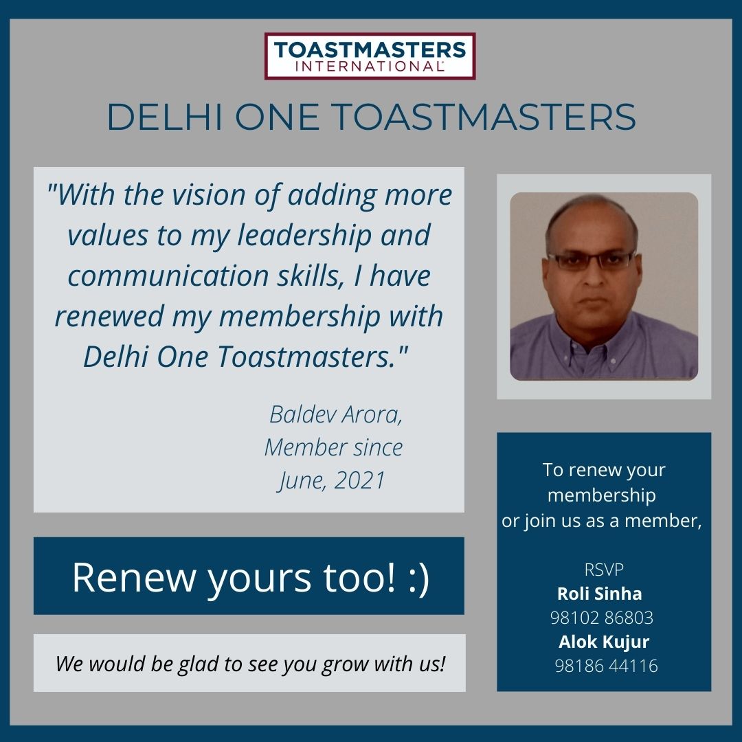 A young hearted inspiration for all of us. TM Baldev Arora has been  the pry of the meetings. Thank you for being there for the club with all your experiences. :)