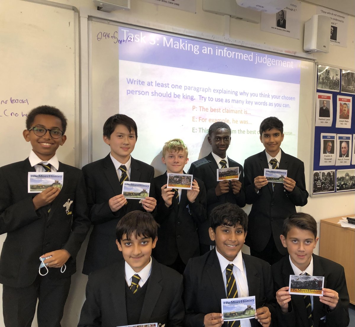 JHGSHistory's tweet image. Congratulations to the following 7C Historians who have made a brilliant start to their history career at JHGS: Azeem, Dhyey, Harry, Guavin, Eliad, Is’haq, John, Onyinye &amp;amp; Pranav @JHGSHW  #BeMoreHistory #BeMoreKnowledgeable