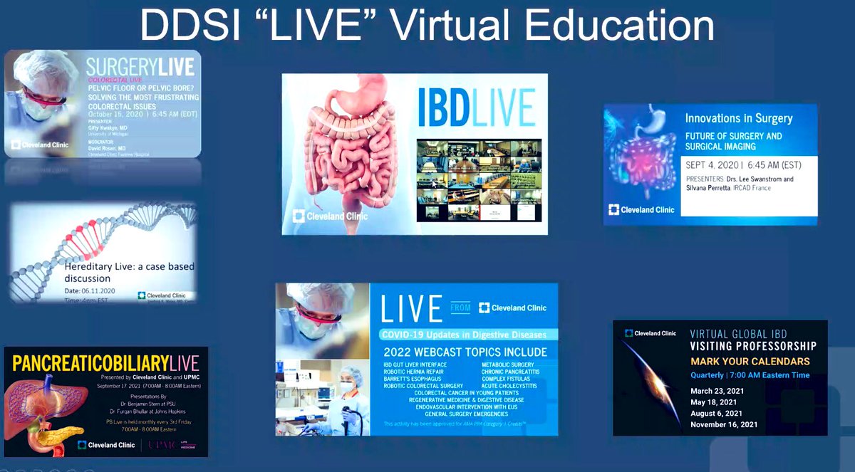 Ali Aminian (@ali_aminian_md) on Twitter photo Incredible virtual educational opportunities from the Digestive Disease & #Surgery Institute (DDSI) of <a href="/ClevelandClinic/">Cleveland Clinic</a> reaching to audience around 🌎 every week! Incredible virtual educational opportunities from the Digestive Disease & #Surgery Institute (DDSI) of <a href="/ClevelandClinic/">Cleveland Clinic</a> reaching to audience around 🌎 every week!