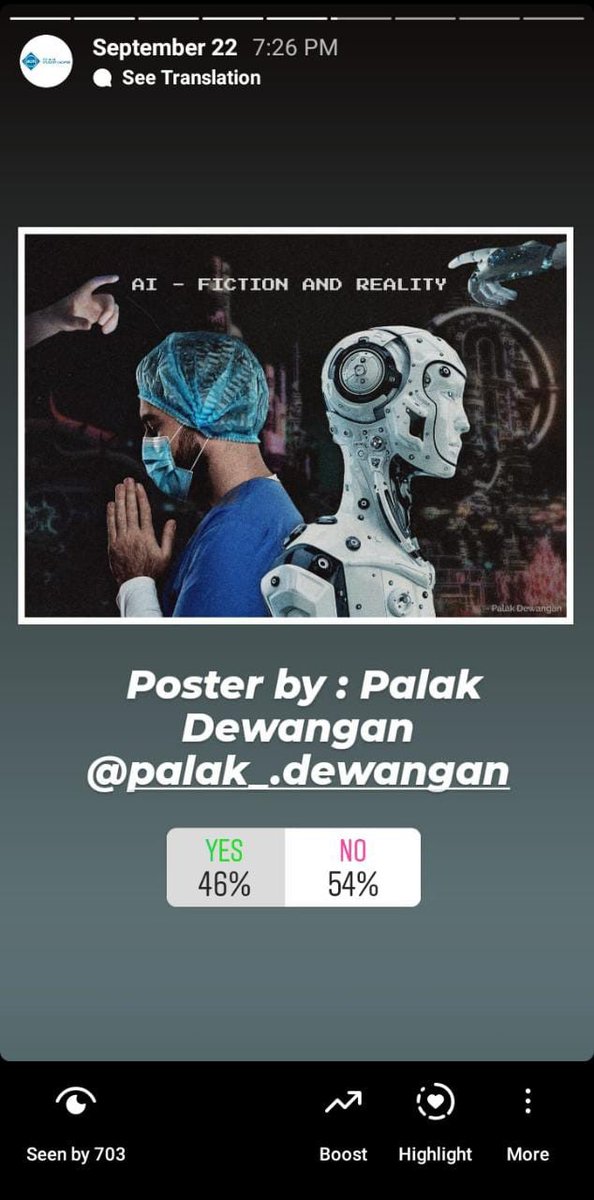 AcmI2it's tweet photo. On 21st September 2021, I2IT ACM Student Chapter conducted an online Digital artwork event.
Artisan was a fun-filled inter-college event. The theme for this event was AI-Fiction &amp; Reality.
Here are some snapshots of the event!
#acmindia #ACM #i2it @Indiaacm https://t.co/DzFP9xMp41
