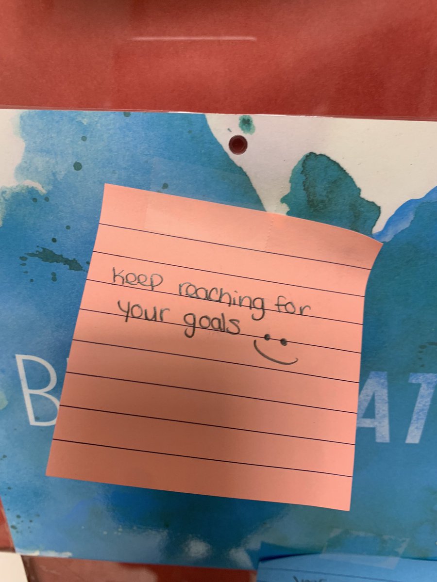 Today in advisory period we discussed how a positive mindset can het us through difficult times. Students wrote other students notes of encouragement and posted outside the classroom ❤️💛 <a href="/LetoHighSchool/">Leto High School</a> @LHSMcCoy