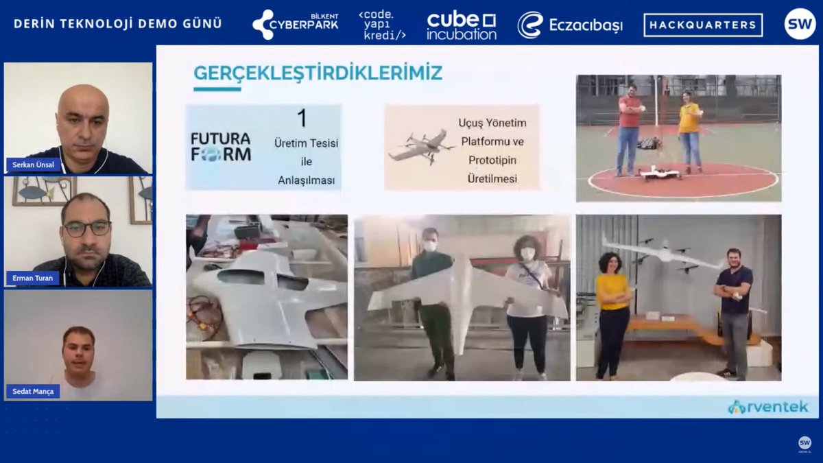 arventek's tweet photo. @startups_watch tarafından düzenlenen demo gününde, derin teknoloji girişimleri arasında @arventek olarak bizler de "Skywen Otonom Drone ve İnşaat Veri Yönetim Platformu" projemizi tüm girişimcilik ekosistemi ile paylaştık. https://t.co/t0QyMRaS1e
#constech #deeptech https://t.co/Gfd7oBP7QK