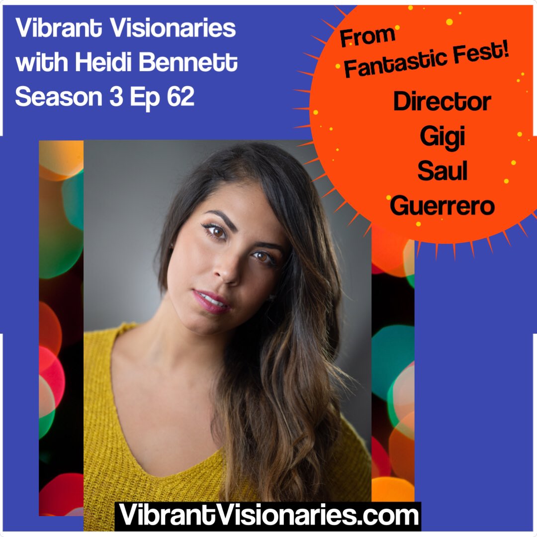 VibrantVisCast's tweet image. New Podcast episode alert!🚨

First in my series covering 
Fantastic Fest @fantasticfest 

Director &amp;amp; Co-Writer of @blumhouse / @PrimeVideo ‘s upcoming 

🔥Bingo Hell

🤩Gigi Saul Guerrero 
@HorrorGuerrero 

Listen &amp;amp; enjoy here ➡️ vibrantvisionaries.com/episode-62-gig…