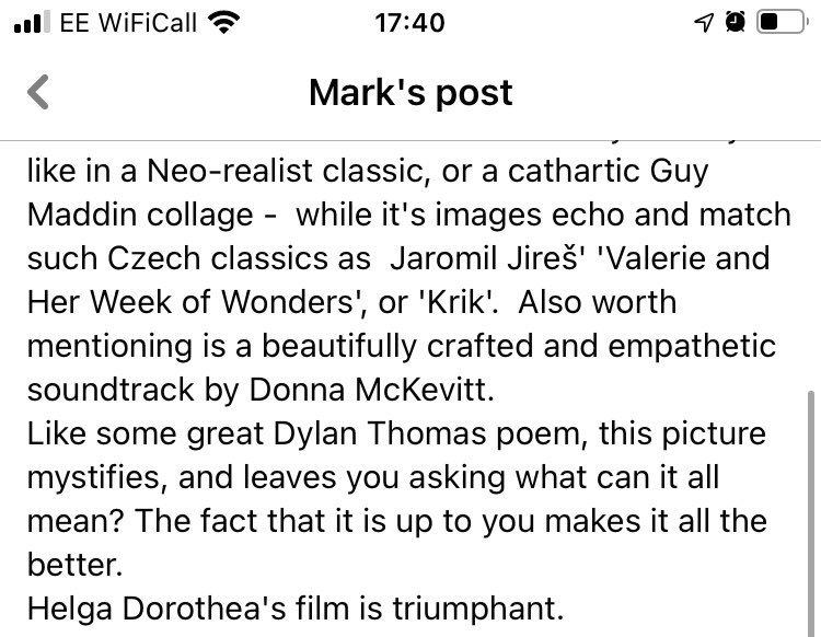 HDorotheaFilm's tweet photo. Thank you so much @markbandola3 ✨❤️ https://t.co/QkJURq0Stv