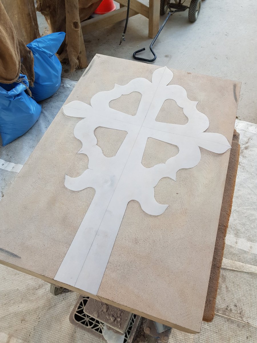 RyanHar90511974's tweet photo. The new porch cross for kingsland church is progressing well , Forest of dean lilac. @LtdTreasure @FoDStoneFirms https://t.co/8KY4jJufoU
