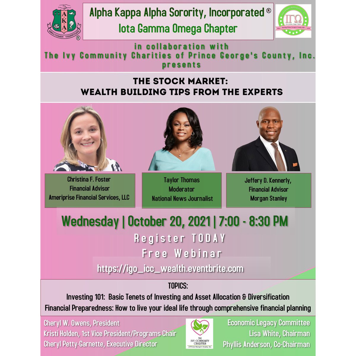 IGOAKAs's tweet photo. Join IGO for our free webinar on how to build your financial wealth on 10.20.21 @ 7pm! https://t.co/4IfWPA4WY7