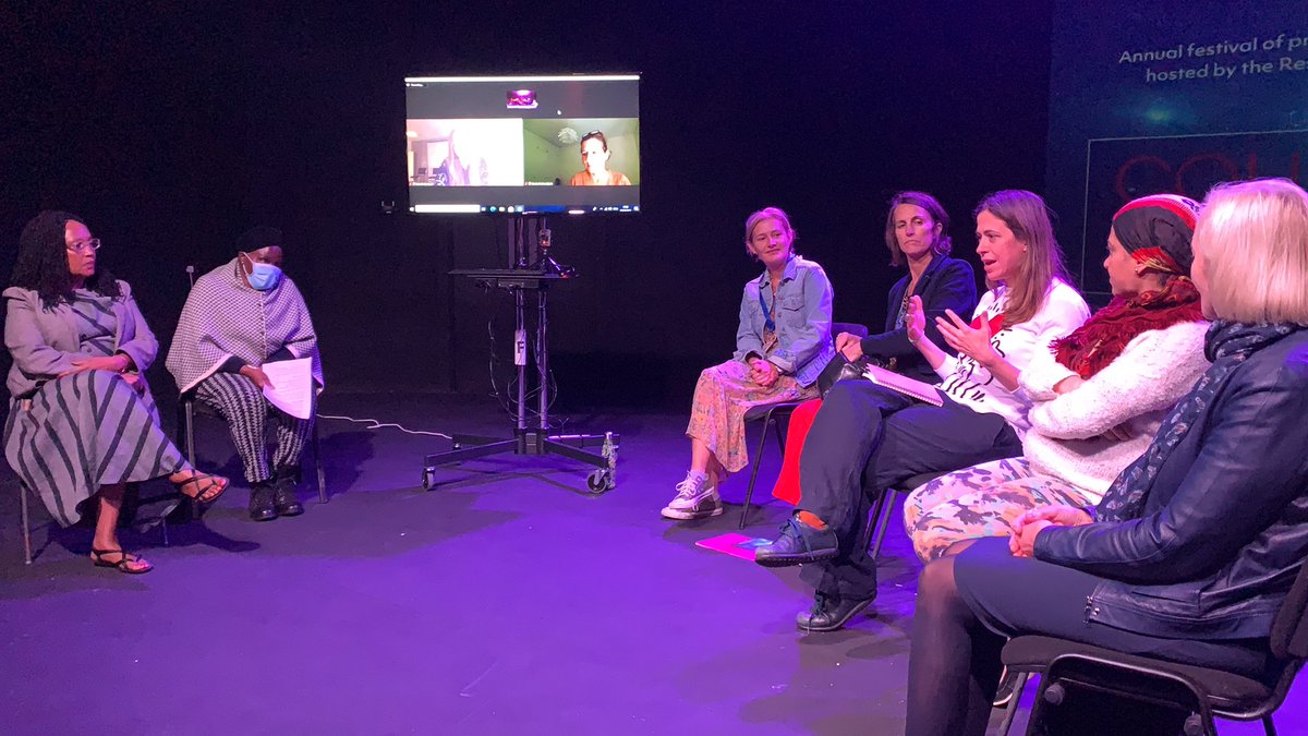 CollisionsRCSSD's tweet photo. To round up the presentations, @DrMarZaroulia facilitates a panel discussion on the work presented today. She’s observed that themes of time and relationship building are crucial in practice https://t.co/vrLQvzTyyg