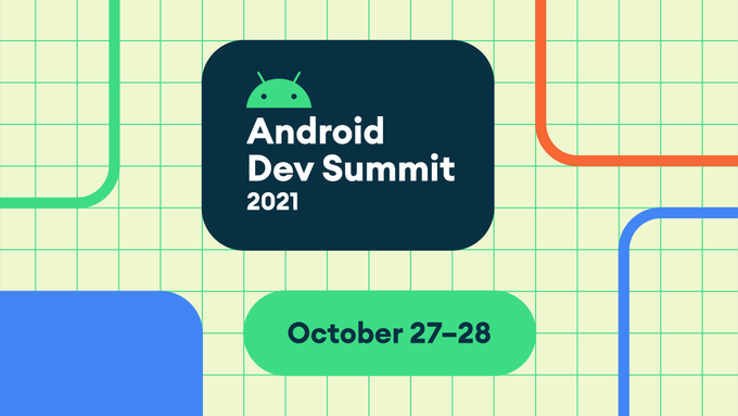 Image of Android Dev Summit with dates October 27-28