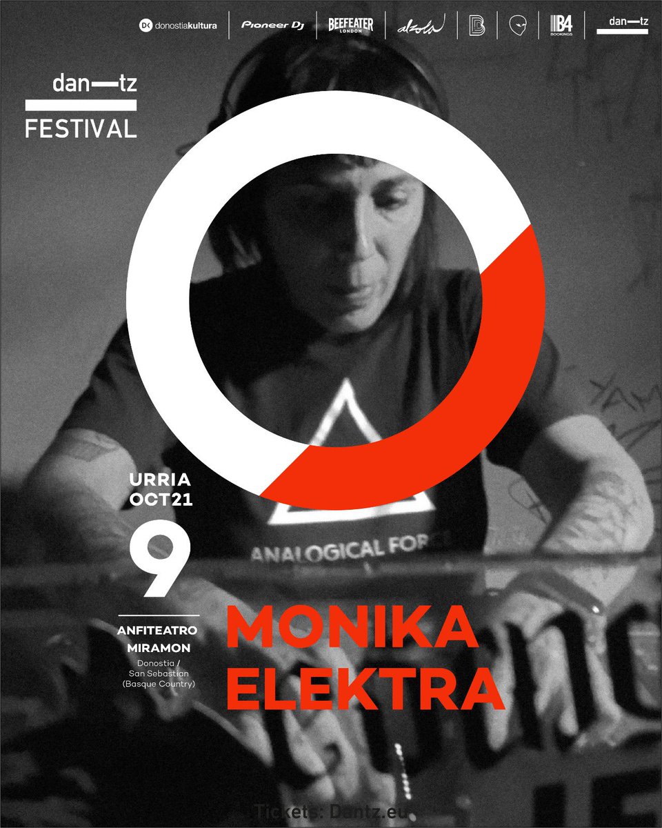 Dantz Festival 2021
Anfiteatro de Miramon (Donostia) <a href="/ellenallien/">Ellen Allien BPitch</a> <a href="/coranovoa/">Cora Novoa</a> 
<a href="/donostiakultura/">Donostia Kultura</a> <a href="/PioneerDJglobal/">AlphaTheta/Pioneer DJ Global</a> <a href="/BasqueWater/">Alzola</a> 
#DantzFestival #Dantz2021