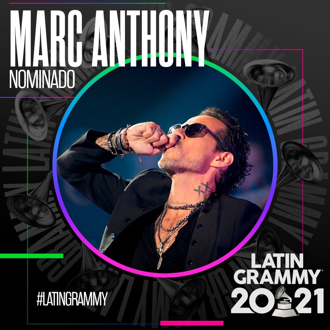 MARC ANTHONY también entra a la lista de nominados a los Latin Grammy 2021 en la categoría Mejor video musical versión corta por el tema  "Un amor eterno" 

#LatinGRAMMY #LatinGrammy2021 #marcanthony