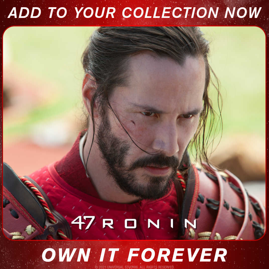 Are you missing 47 Ronin from your favorite steaming service?
For a limited time, you can save $10.00 when you add it to your digital movie collection.
Use: FLASHSALE10 at checkout uni.pictures/47RoninDMD
Offer expires 11:59PM PT 9/30
