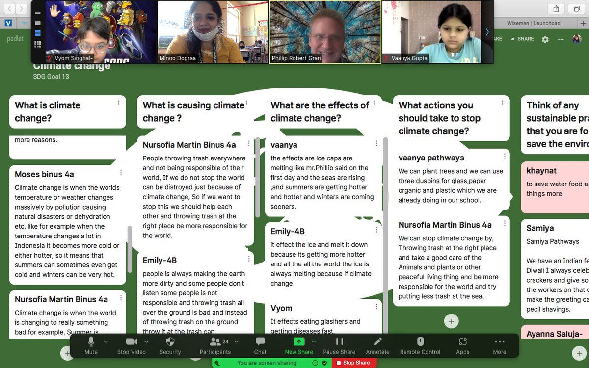 Minoo Dograa (@malhotraminoo) on Twitter photo #ClimateActionEdu #TakeActionEdu #ClimateActionProject2021 Week 1- Ss of <a href="/PathwaysNoida/">Pathways School Noida</a> and <a href="/BINUS_Simprug/">BINUS SCHOOL Simprug</a> collaborated and shared their understanding about causes and effects of climate change. <a href="/zelfstudie/">koentimmers</a> <a href="/JenWilliamsEdu/">Dr. Jennifer Williams 🔜 Climate Action Project</a> <a href="/TakeActionEdu/">Take Action Global</a> <a href="/TeachSDGs/">#TeachSDGs</a> <a href="/ClimateActionED/">Climate Action Project</a> #ClimateActionEdu #TakeActionEdu #ClimateActionProject2021 Week 1- Ss of <a href="/PathwaysNoida/">Pathways School Noida</a> and <a href="/BINUS_Simprug/">BINUS SCHOOL Simprug</a> collaborated and shared their understanding about causes and effects of climate change. <a href="/zelfstudie/">koentimmers</a> <a href="/JenWilliamsEdu/">Dr. Jennifer Williams 🔜 Climate Action Project</a> <a href="/TakeActionEdu/">Take Action Global</a> <a href="/TeachSDGs/">#TeachSDGs</a> <a href="/ClimateActionED/">Climate Action Project</a>