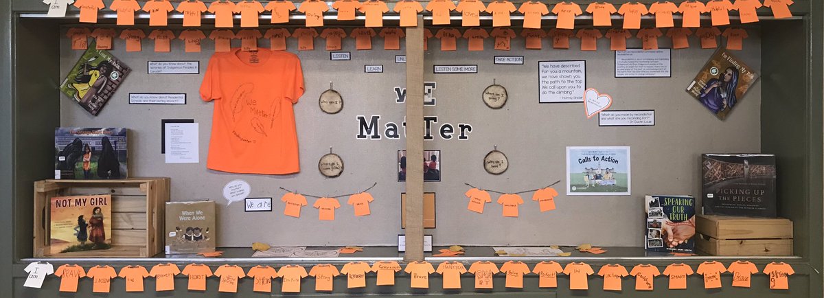 sarahkornelson's tweet photo. For every little spirit who matters. For those who were made to feel they did not. For the survivors of the Indian Residential School System, the pokaiks (children) who never came home, and those still waiting to be found. 

We wear orange to honour you. 

#OrangeShirtDay https://t.co/0fTIXuyaHx