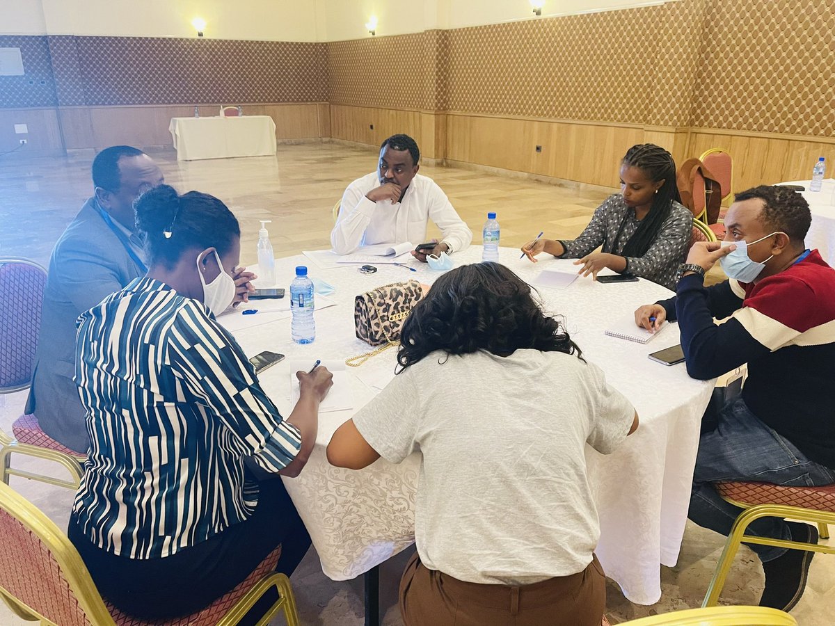 IGADISSP's tweet photo. DAY 2: very productive & interactive sessions covering #technology #SM vs. #Terrorism, #Ethiopia|s data & online landscape, #SocialMedia presence of #TerroristNetworks vs #SecurityInstitutions. Participants passionately discussing in groups re case studies/scenarios 👇🏽. @EUtoAU https://t.co/1diZVFuKd1