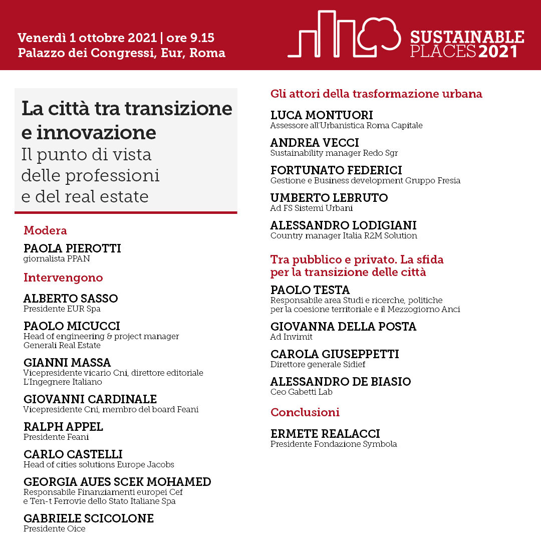 PPANthebrief's tweet photo. La città tra transizione e innovazione, il punto di vista delle professioni e del real estate. Questo è il tema della mattina del 1 ottobre. #SustainablePlaces ti da appuntamento al Palazzo dei Congressi, Roma. 

Per la registrazione all'evento ➡ https://t.co/AmNnKZzSdW https://t.co/mlPOna2ATh