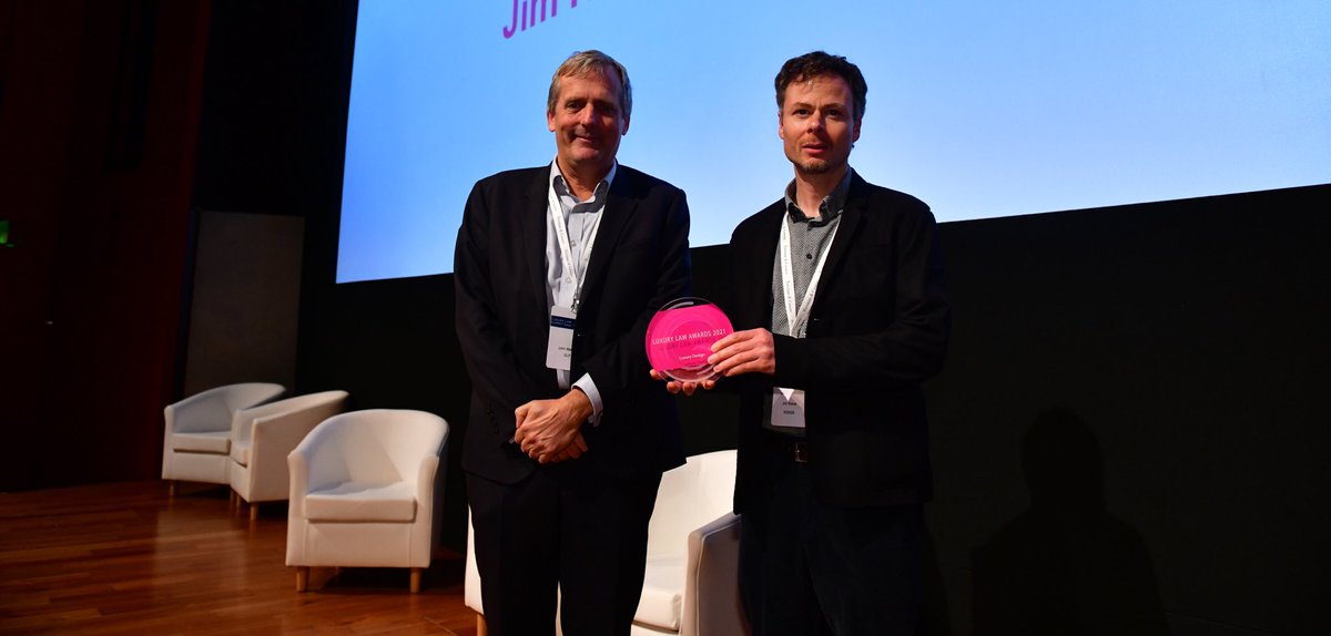 ‘We were looking for a designer who has created a product that answers a luxury problem, shows conceptual design thinking &amp; displays superior execution with a luxury feel.’
Jury statement 

Thank you so much to the judging panel &amp; presenter John Malpas.
⁦⁦<a href="/luxurylawconf/">Luxury Law Summit</a>⁩