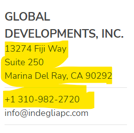 NYFOTC's tweet photo. $GDVM found some HUGE DD:

*76% of the Restricted stock ios owned by Indeglia PC CEO's (Mark) law office 

*Indeglia PC &amp; $GDVM share the same addres &amp; phone number 

*the company business description says: " business purpose is to enter into a merger" 

*Getting loaded

👀⬇️👀⬇️ https://t.co/aC9U4Z6aYN