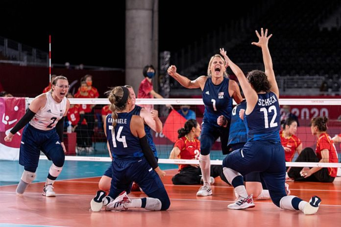VBMagazine's tweet photo. Wonderful first-person account of @usavolleyball winning the Paralympic gold medal by team member @emmaschieck04 
https://t.co/ngteQnqNxz https://t.co/a9wnMi4Y4d