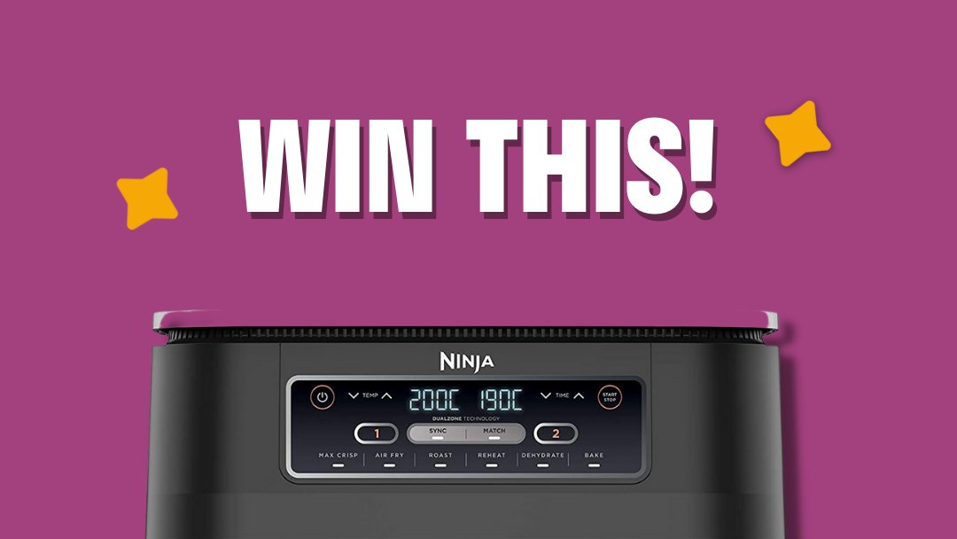 squeakybeanveg's tweet image. Who fancies winning this @NinjaKitchenUK Dual Zone Air Fryer then? Pretty sexy right? 

Head here to enter: gleam.io/EUwd7/win-a-ni…