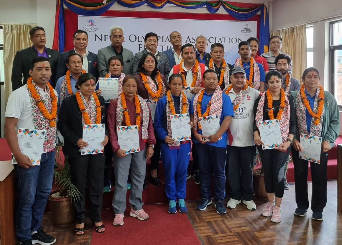NocNepal's tweet photo. Elected Boards Member of Nepal Olympian Association https://t.co/zV3ZbQfI1A