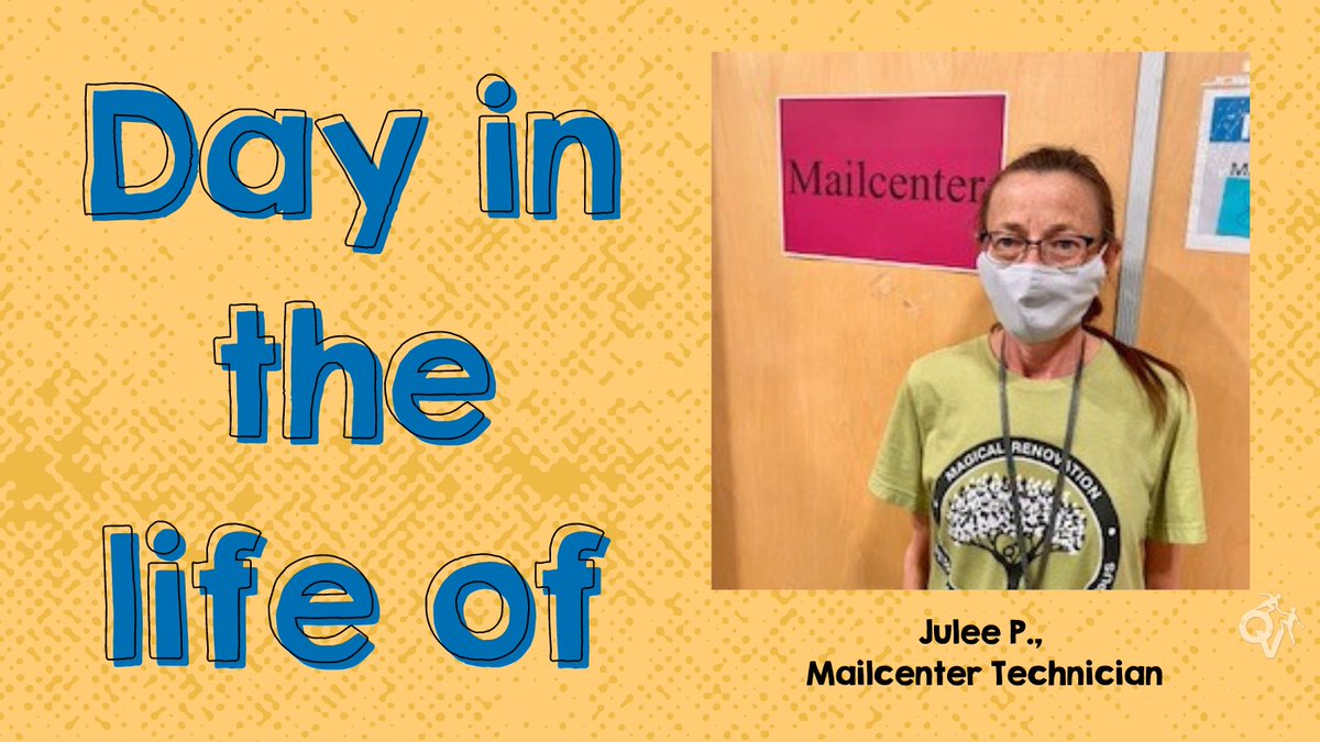 OppVillageLV's tweet photo. Meet Julee P., Mail Center Technician, at Opportunity Village. Julee oversees our Print Pals and Mail Masters divisions.
Read more: https://t.co/8nldg3sFOg
#dayinthelife #theovway #opportunityvillage #mailcenter #printshop https://t.co/H0slQcRL83