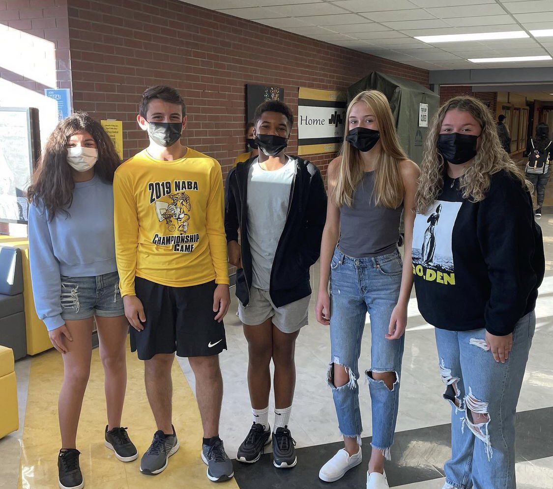 Our fantastic 9th grade team for class council! #hoco2021 is in 9 days! Get your tickets today!
