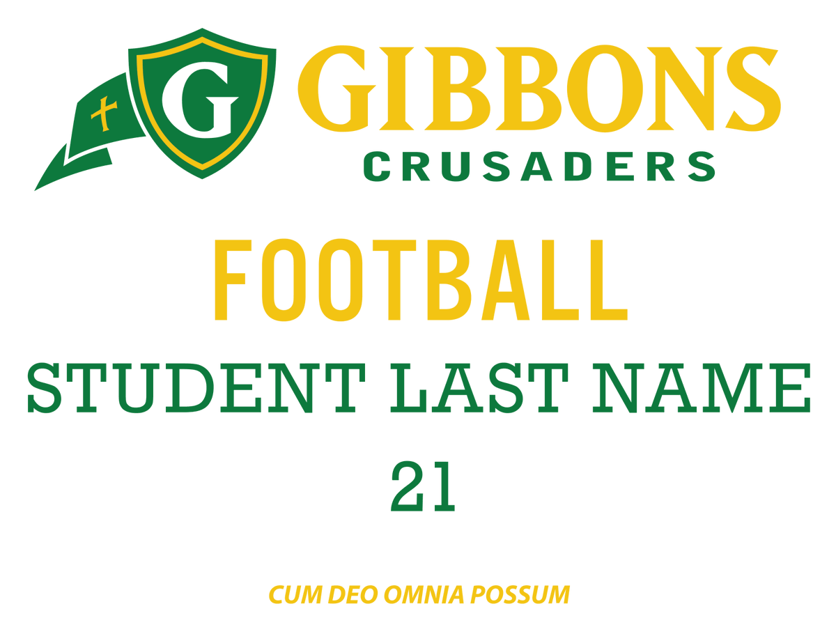 cghsnc's tweet photo. Today is the deadline to order your spirit yard sign! Each sign is customizable to include the student’s fall sport or co-curricular activity, last name, and number (if applicable). Signs are $15. 
Order now: https://t.co/Je8cZqlxlw https://t.co/r9JQWthx1z