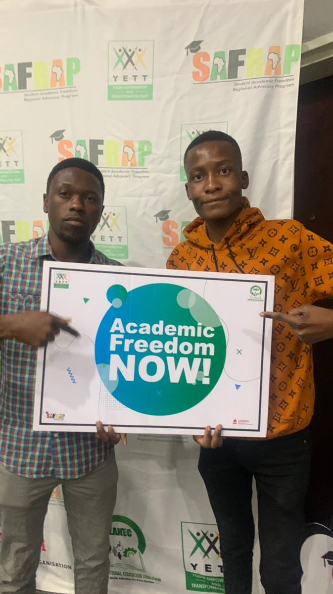 #Goal4 #Students Academic freedoms, a thread!!
1/4 Academic freedoms implore that students must be afforded an unfettered opportunity to express themselves without any interference. The raison detre' /rationale in support of such is the freedom of expression that is provided for