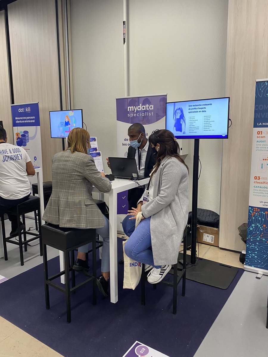 Le salon <a href="/bigdataparis/">BIG DATA & AI PARIS</a> 2021 est terminé ! Merci à vous tous pour cet engouement auprès de <a href="/MyDataSpeciali1/">MyDataSpecialist</a> 🤩

Hâte d'être à l'année prochaine et merci à <a href="/Corpagency/">Corp Agency</a> de nous avoir donné l'opportunité de participer. 

<a href="/CorpAgency/">Corp Agency</a> #SalonBigData #BigDataParis #BDAIP21