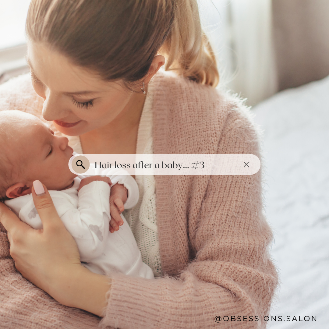 When Does Postpartum Hair Loss Start?
Generally, with hair loss, there's some sort of event—in this situation, it's giving birth, but there can be other causes. Basically, a larger amount of your hair than normal is triggered to enter this resting/shedding phase. It takes about