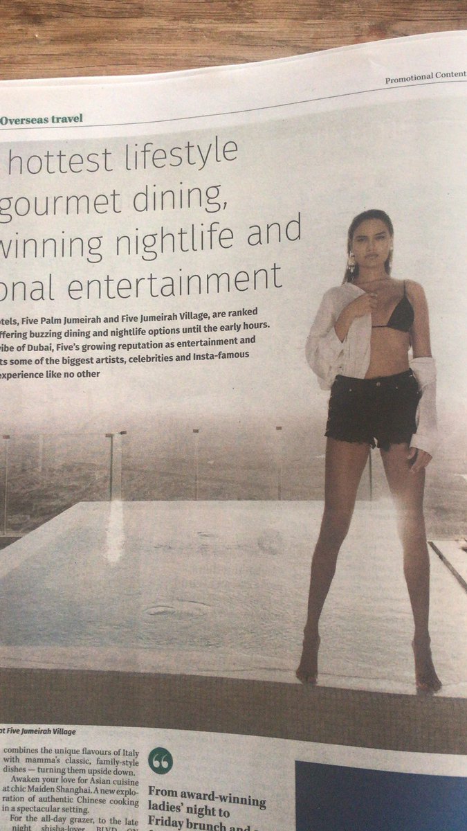bettinalinstrum's tweet photo. @guardian Please show leadership &amp; reject pictures like these - The Travel Guide, Sat. 25. The representation of women in this way is not helping #stopviolenceagainstwomen. https://t.co/cBdGvEjskw