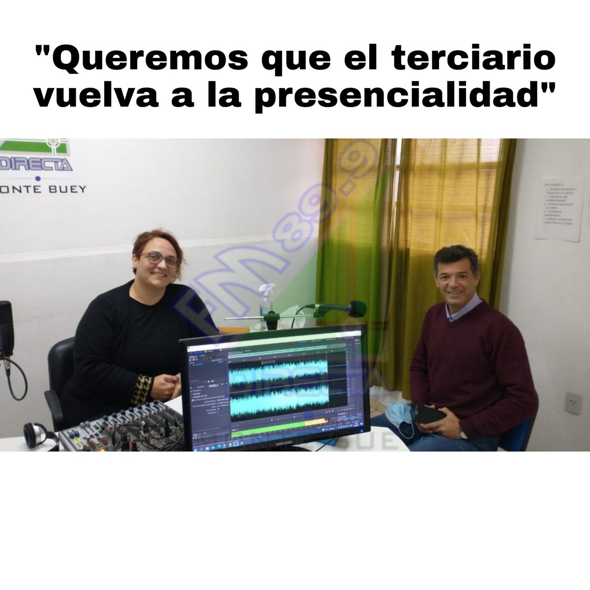"Queremos que el terciario vuelva a la presencialidad"
fmdirecta.com.ar/home/?p=14050