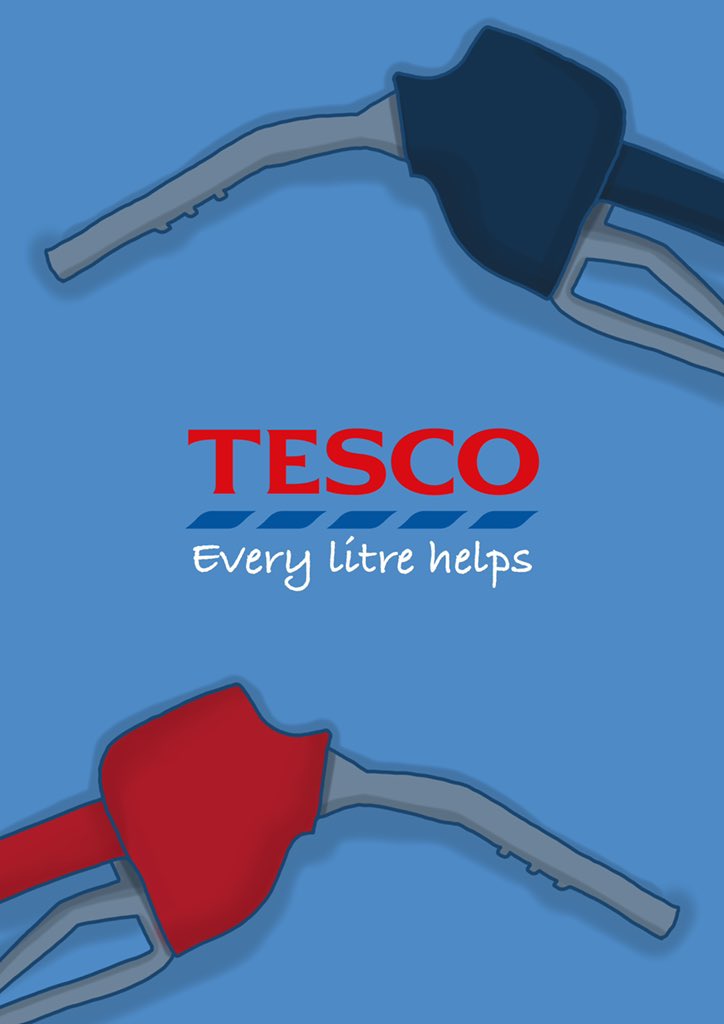 JasAndGeo's tweet photo. Tesco: Every Litre Helps.

Panic buying is back - it’s like the loo roll all over again!

Feel like this could definitely be a one minute brief…

🚗🚙🚗🚙

@OneMinuteBriefs @Tesco 
#PanicAtThePumps #panicbuying #EveryLittleHelps #petrolcrisis #petrolshortage https://t.co/yZNb6gXJYp