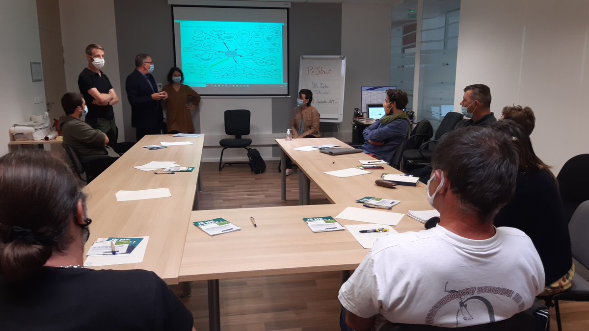 PoleemploiT's tweet photo. #Restart #poleemploi #tulle. Merci à @Adieorg , Initiative Correze, @CCICorreze ,@cmacorreze , Entreprendre #NouvelleAquitaine, Airelle et BGE, réunis à #poleemploi #tulle pour répondre aux questions de futurs créateurs. https://t.co/RLRIz6HKnY