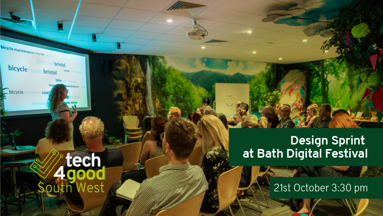 tech4goodSW's tweet photo. 🗓️Join us at @bathdigital for a Design Sprint with @dotprojectcoop @AnnieLegge @CatAinsworth @dannyhearn_me. 

We will provide the space to re-initiate our community and enable connection with others in the growing tech for good ecosystem. 

Sign up here: https://t.co/a7OOrNp3is https://t.co/XLMWk2oPaz