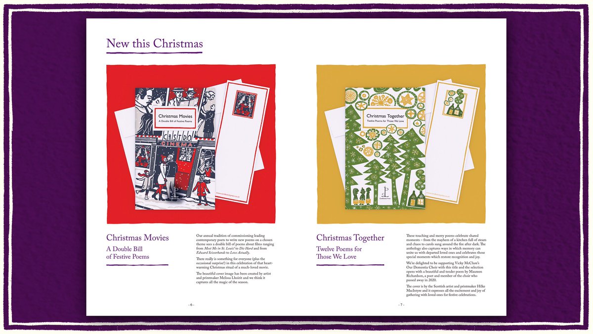 poetrycandle's tweet photo. Our 2021 Autumn Catalogue is here, with details of current and new titles for the festive season! We’ve emailed a downloadable copy to all stockists who are signed up to our mailing list - if you’d like a copy too, please get in touch. More news of those new titles very soon! https://t.co/MTL7S2POj9