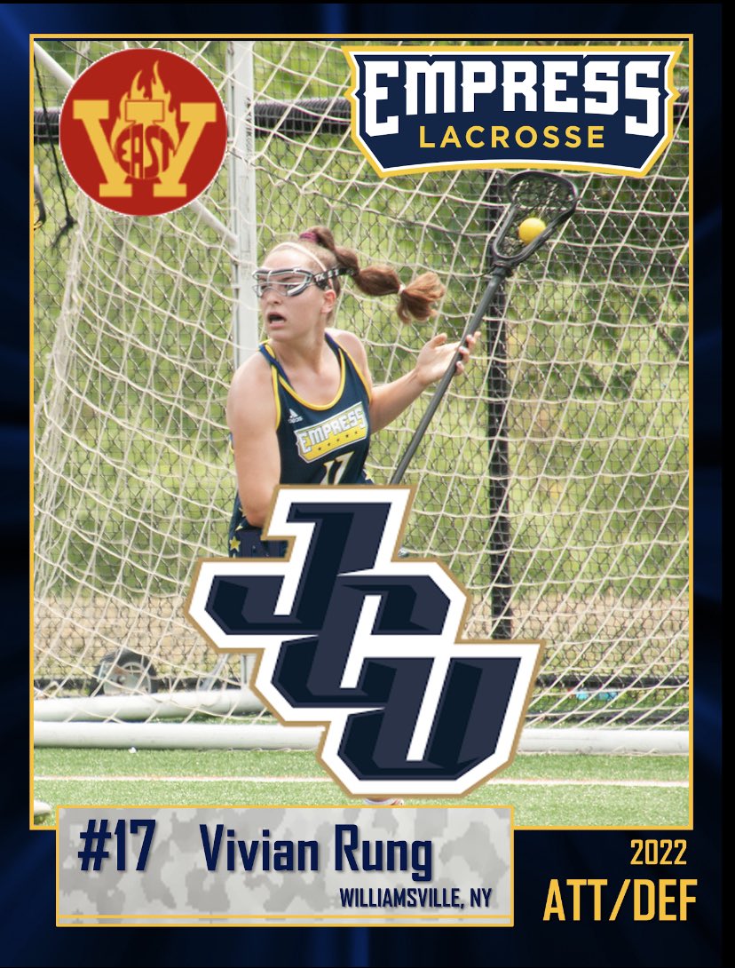 EmpressWLax's tweet photo. Congrats Vivian Rung….  On Committing to John Caroll University. https://t.co/59xc6Ssb5z
