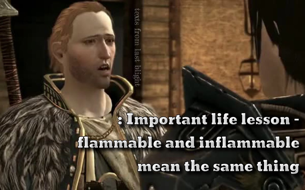 #dragonage #dragonageinquisition #dragonageorigins #dragonage2 #dragonagememes #textsfromlastnight #textsfromlastblight