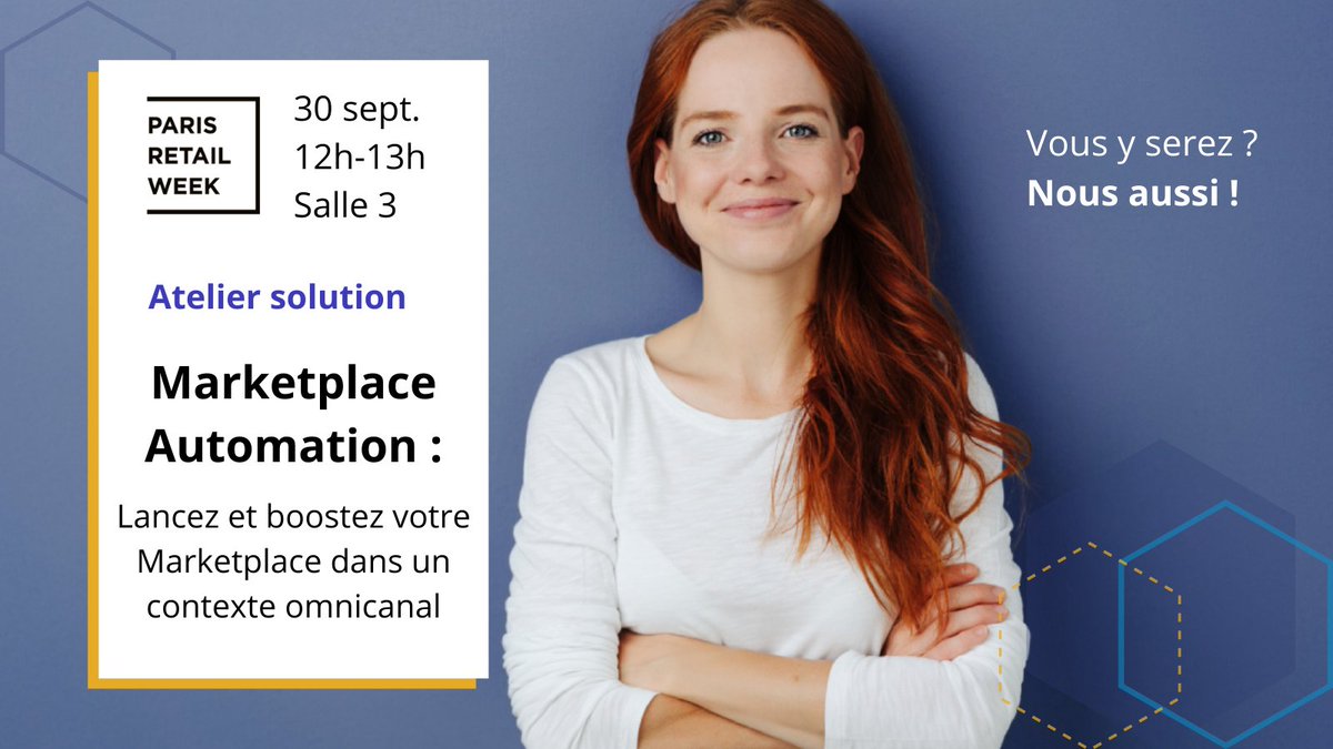 RDV demain, salle 3, de 12h à 13h à la #ParisRetailWeek pour notre atelier solution: Marketplace Automation - Lancez et boostez votre Marketplace dans un contexte omnicanal