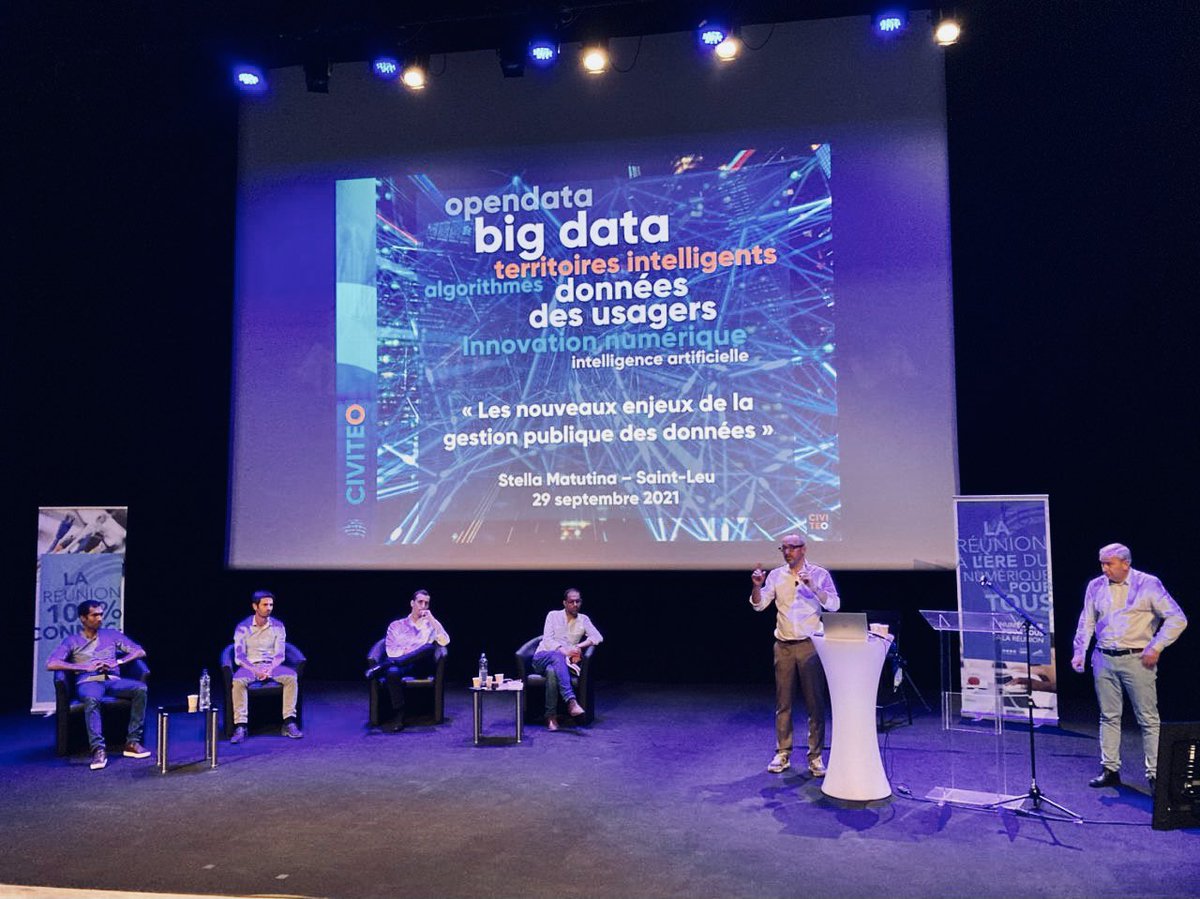jacquespriol's tweet photo. Vous étiez près d’une centaine d’acteurs territoriaux mais aussi d’acteurs économiques de la @Region_Reunion pour cette « Matinale de la data ». De belles coopérations en perspective pour cette nouvelle étape dans la stratégie #data du territoire.

#opendata #RGPD #DataScience https://t.co/bUEdiHC9e2
