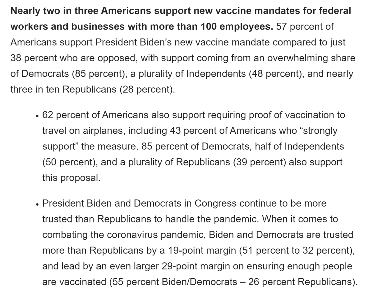 goodnight4ohio's tweet photo. Ohio's gerrymandered legislators are once again out of step with the voters they represent. New research from @NavigatorSurvey says most Americans *SUPPORT* vaccine mandates.

But Ohio Republicans are about to create a giant loophole with #HB435 that would make them meaningless. https://t.co/RRpNvGVYyu