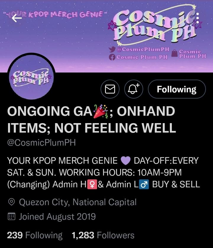 dongminluvsyou's tweet photo. @CosmicPlumPH Thank you so much for this giveaway 💜 @leedongmrbutt more power po sa shop ninyo 💕 CMPPH 7.7 #CMPPHGA https://t.co/IqO5zA6jRU