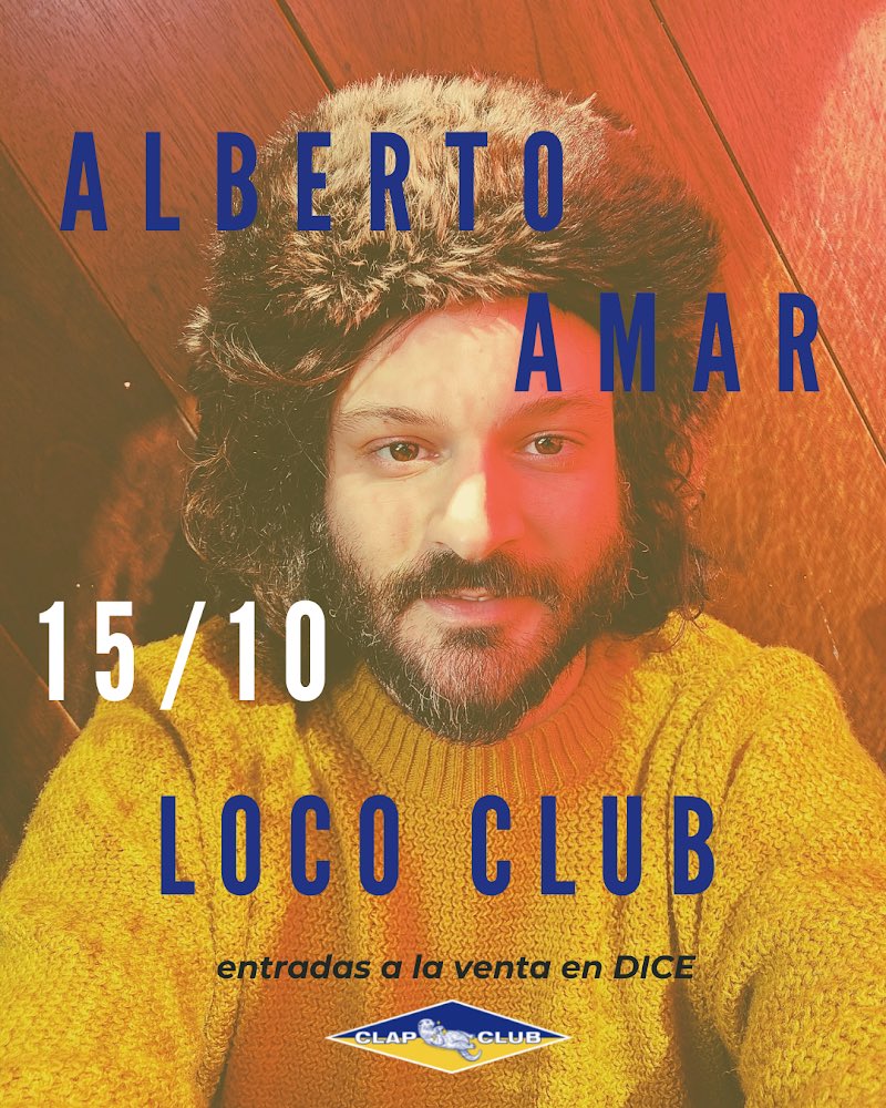 clapclubspain's tweet photo. Entradas de día disponibles en @dice_spain 🦦
Abono #ClapClub de octubre también disponible 🎟 (5 shows ✖️ 25€) https://t.co/vZgA6NiVnn https://t.co/cIKxxRnmYY