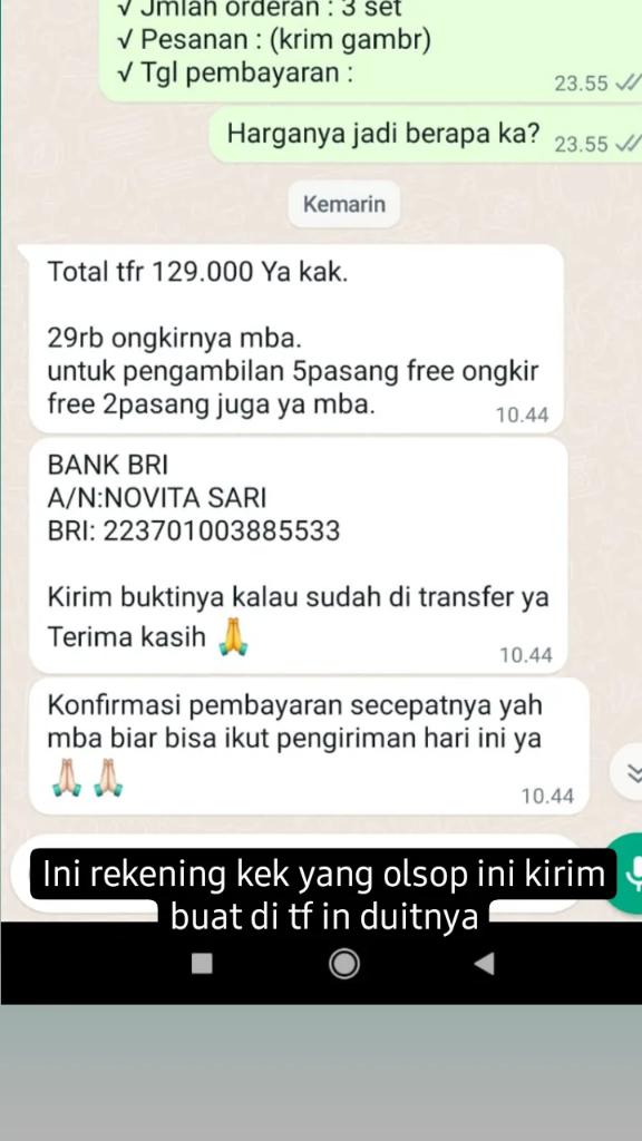 nanan_elf1209's tweet photo. Ini 2 akun bank berbeda dalam 1 olsop. Sejauh ini kami udah nemu 3 akun https://t.co/pDBVd48AK8