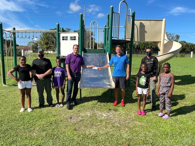 PBCountySheriff's tweet photo. #OPERATIONHOOPS: We  want to thank Mr. Marc &amp; Emily Cherrington for their generous donation. 

The donation was in memory of their nephew Adrian Bergrud, who left this world too soon, at the age of 21. He loved basketball &amp; they hope other children can fall in love with the game. https://t.co/Z3EBVivEkv