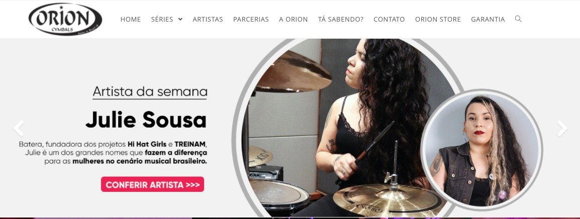 CARALHO OLHA QUEM  É A ARTISTA DA SEMANA NO SITE DA <a href="/OrionCymbals/">Orion Cymbals 🥁 🔥</a>?

MAMÃE TÁ ON🔥🥁💥