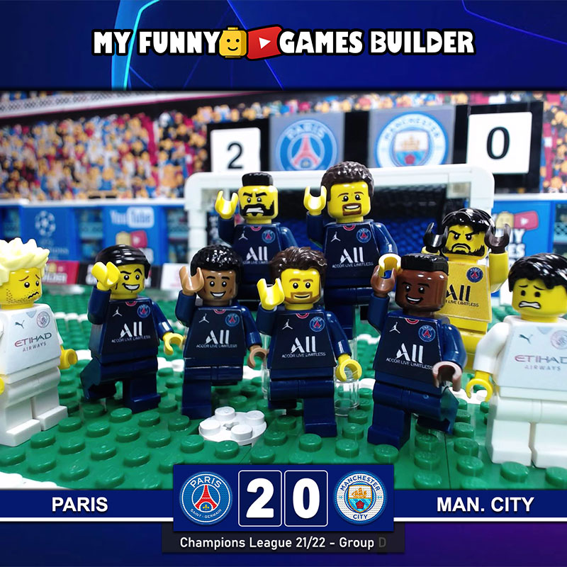 New Video: #Leipzig vs #PSG 0-3 • - My Funny Games Builder